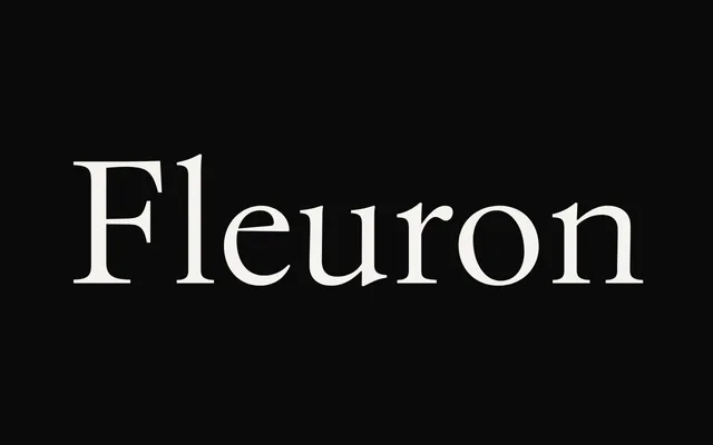 Fleuron RTM specimen from Ritmo Type