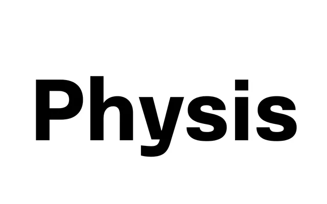 Physis specimen from RNS Fonts