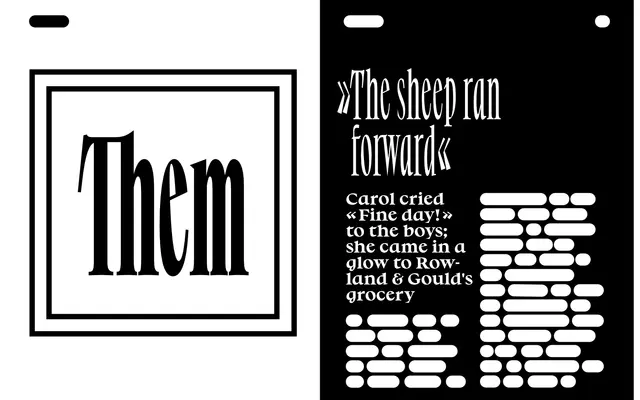 No. 3 Series Narrow specimen from Road to Venice Type