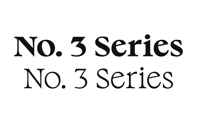 No. 3 Series specimen from Road to Venice Type
