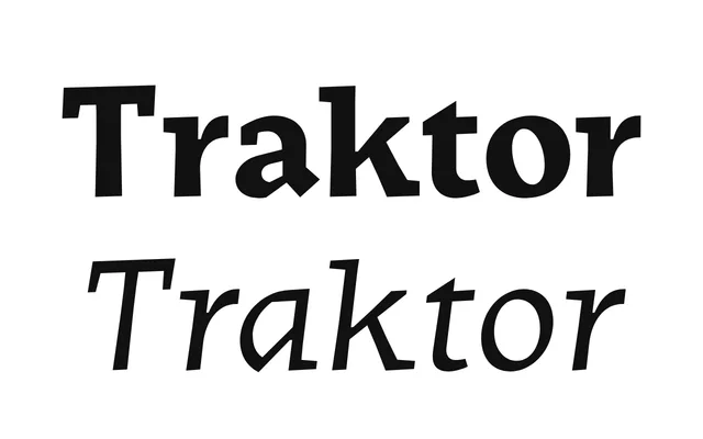 Traktor specimen from Road to Venice Type