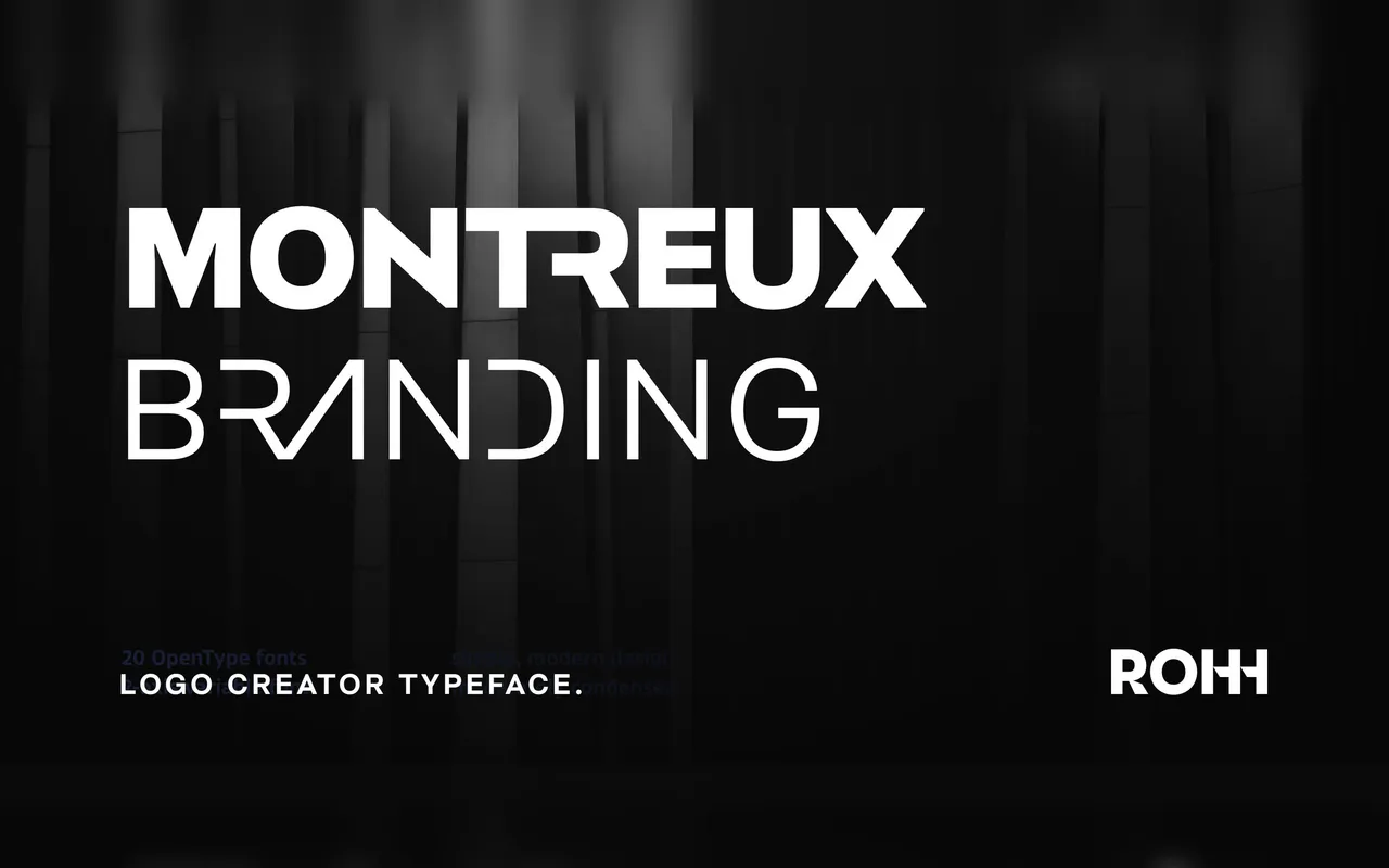 Montreux Branding specimen from ROHH