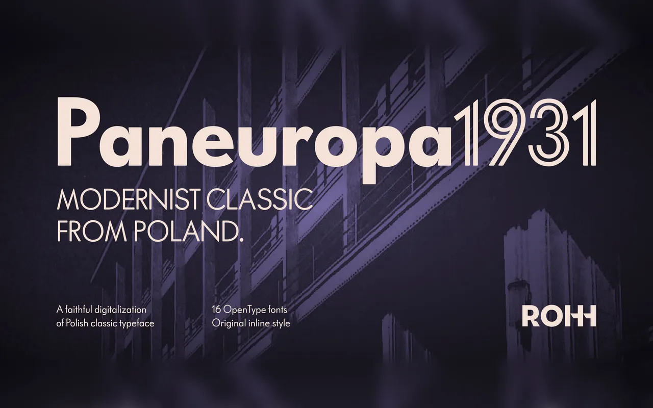 Paneuropa 1931 specimen from ROHH