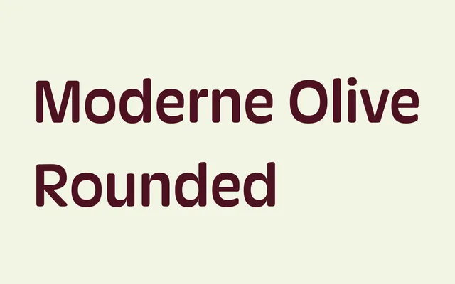 Moderne Olive Rounded specimen from Rosetta