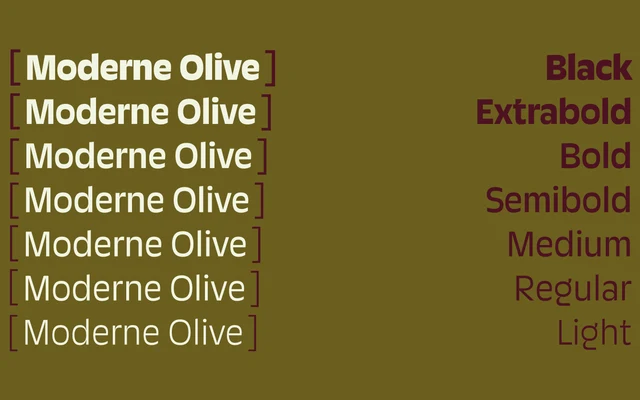 Moderne Olive specimen from Rosetta