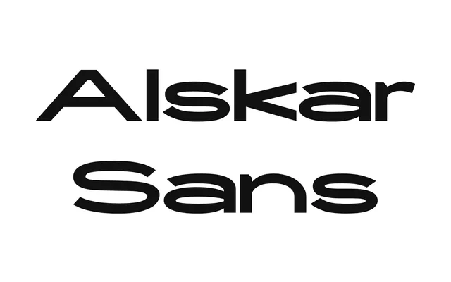 Alskar Sans specimen from S6 Foundry