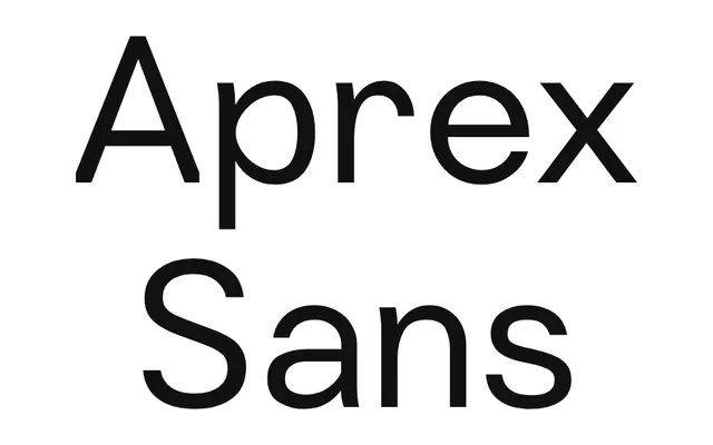 Aprex Sans specimen from S6 Foundry