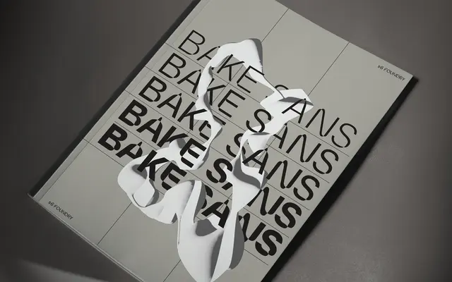 Bake Sans specimen from S6 Foundry