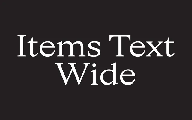 Items Text Wide specimen from Schick Toikka