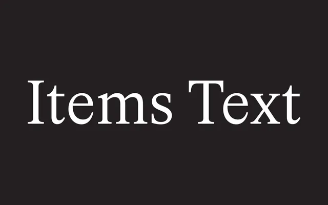 Items Text specimen from Schick Toikka