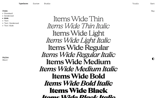 Items Wide specimen from Schick Toikka
