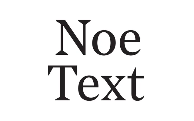 Noe Text specimen from Schick Toikka