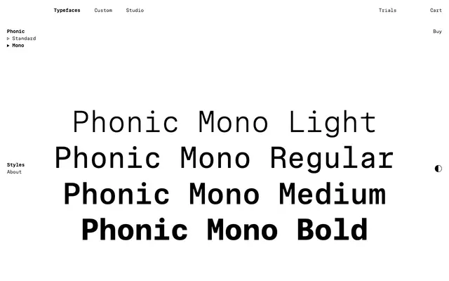 Phonic Mono specimen from Schick Toikka
