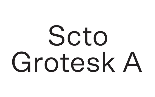 Scto Grotesk A specimen from Schick Toikka