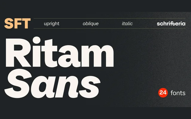SFT Ritam Sans specimen from Schrifteria
