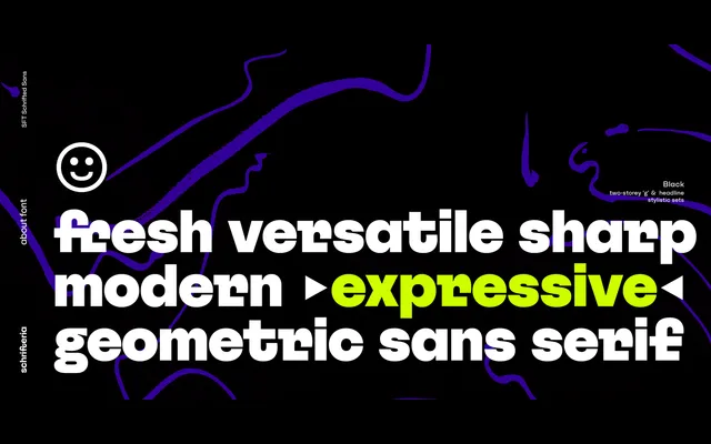 SFT Schrifted Sans specimen from Schrifteria