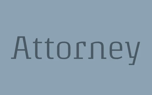 Attorney specimen from Schriftlabor