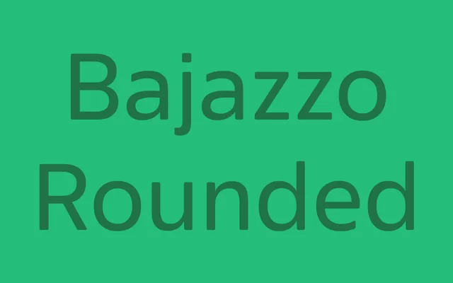 Bajazzo Rounded specimen from Schriftlabor