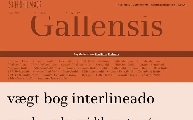 Gallensis specimen from Schriftlabor