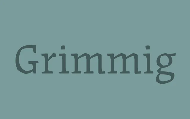 Grimmig specimen from Schriftlabor