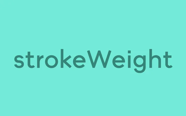 strokeWeight specimen from Schriftlabor