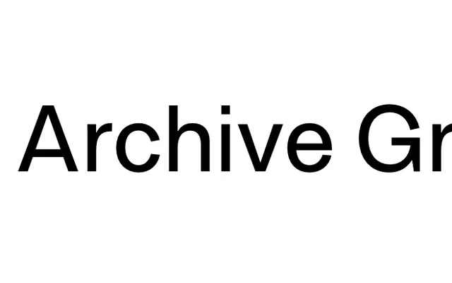 Archive Grotesk specimen from Scifipoetry