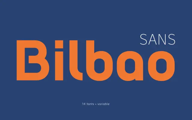 Bilbao Sans specimen from Sergej Lebedev