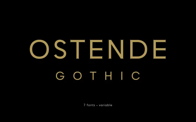 Ostende Gothic specimen from Sergej Lebedev