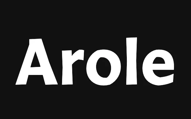 Arole specimen from Serpentype
