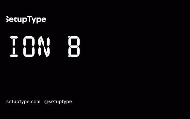ION B specimen from Setup Type