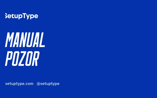 Manual Pozor specimen from Setup Type