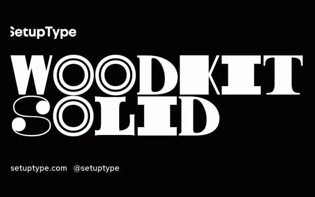 Woodkit Solid specimen from Setup Type
