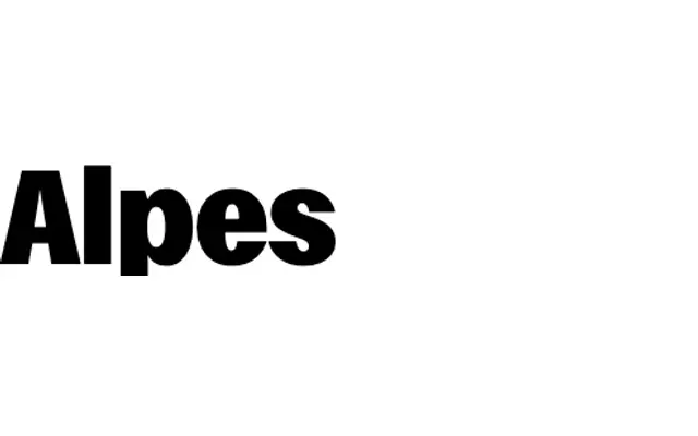 Alpes specimen from Sharp Type