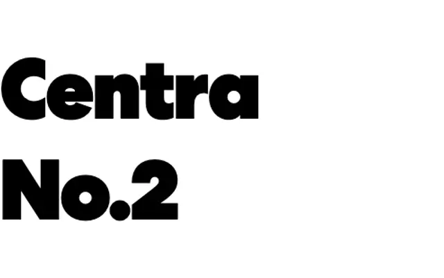 Centra No.2 specimen from Sharp Type