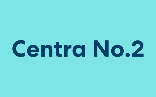 Centra No.2 specimen from Sharp Type