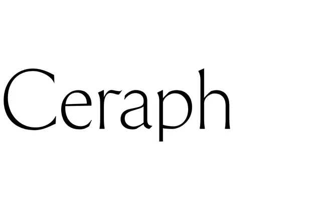 Ceraph specimen from Sharp Type