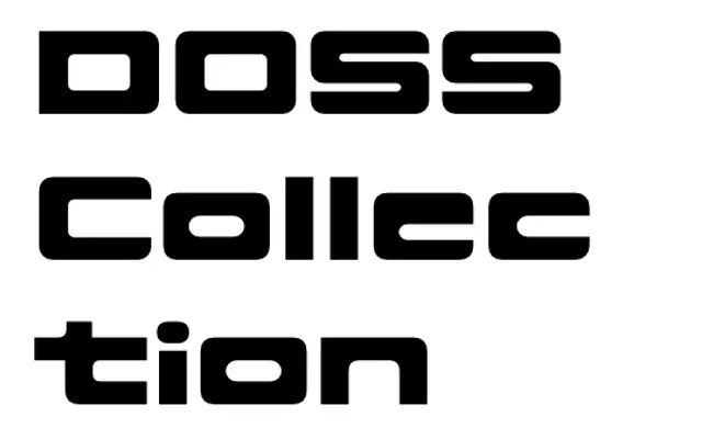 DOSS Collection specimen from Sharp Type