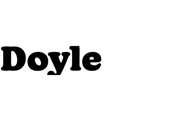 Doyle specimen from Sharp Type