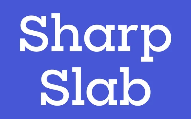 Sharp Slab specimen from Sharp Type