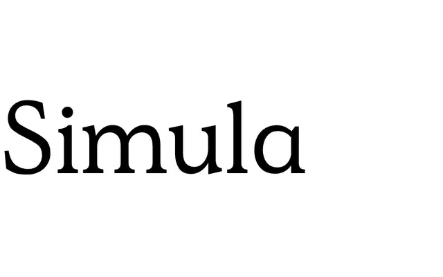 Simula specimen from Sharp Type