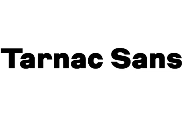 Tarnac Sans specimen from Sharp Type