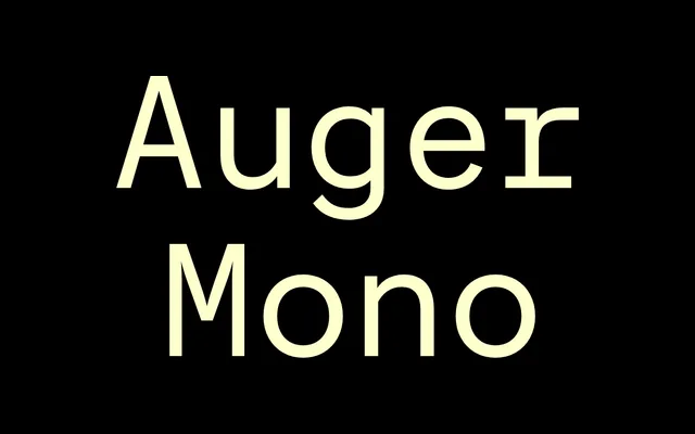 Auger Mono specimen from Signal