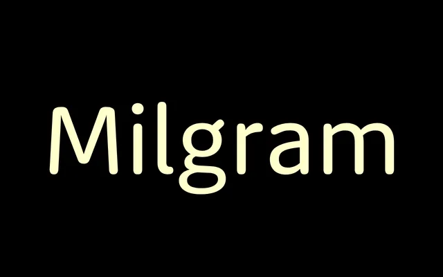 Milgram specimen from Signal