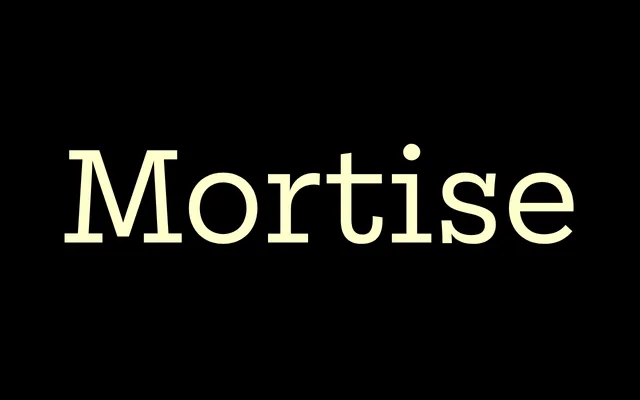 Mortise specimen from Signal