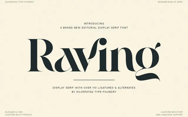 Raving specimen from SilverStag Type