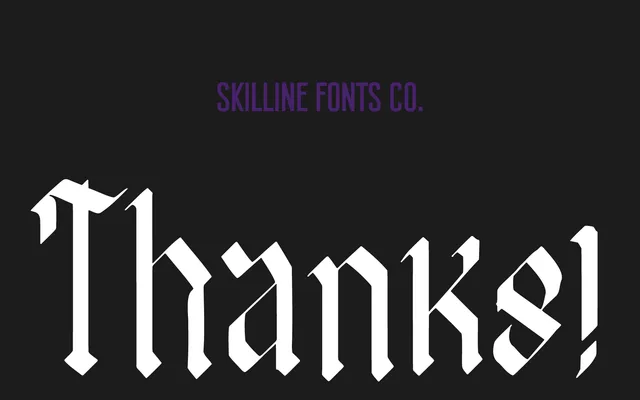 SFC Abyssal specimen from Skilline Fonts Co.