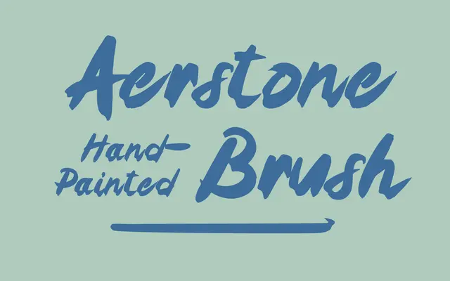 SFC Aerstone specimen from Skilline Fonts Co.