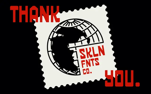 SFC Privet specimen from Skilline Fonts Co.