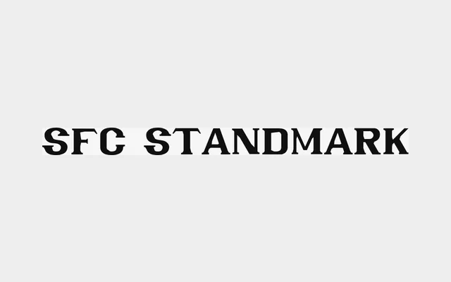 SFC Standmark specimen from Skilline Fonts Co.