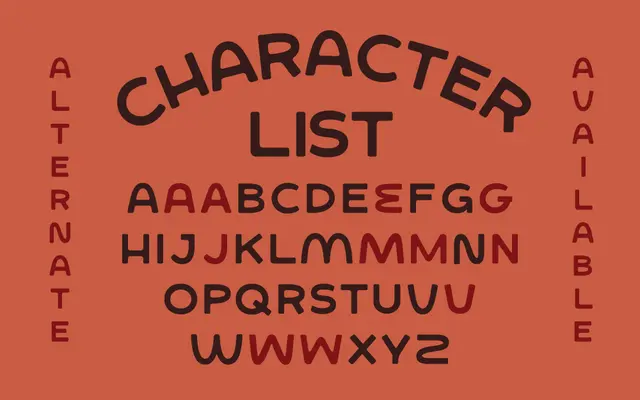 SFC Woster Sans specimen from Skilline Fonts Co.